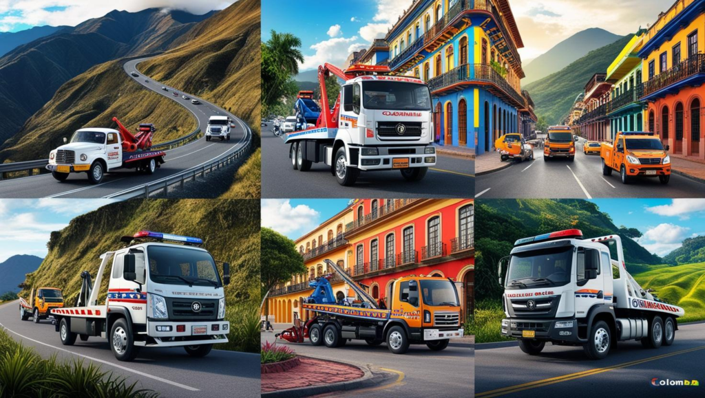 servicios de grúa en Colombia